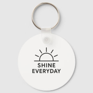 Minimalistisk nyckelkedja för "Shine Dagaily" Nyckelring