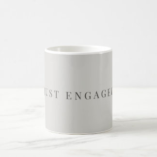 Minimalistisk Nyförlovad Mugg | Mjuk Duvgrå