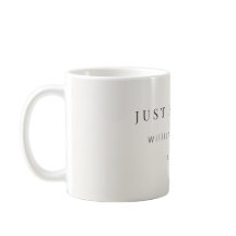 Minimalistisk Nyligen Förlovad Mugg | Modern