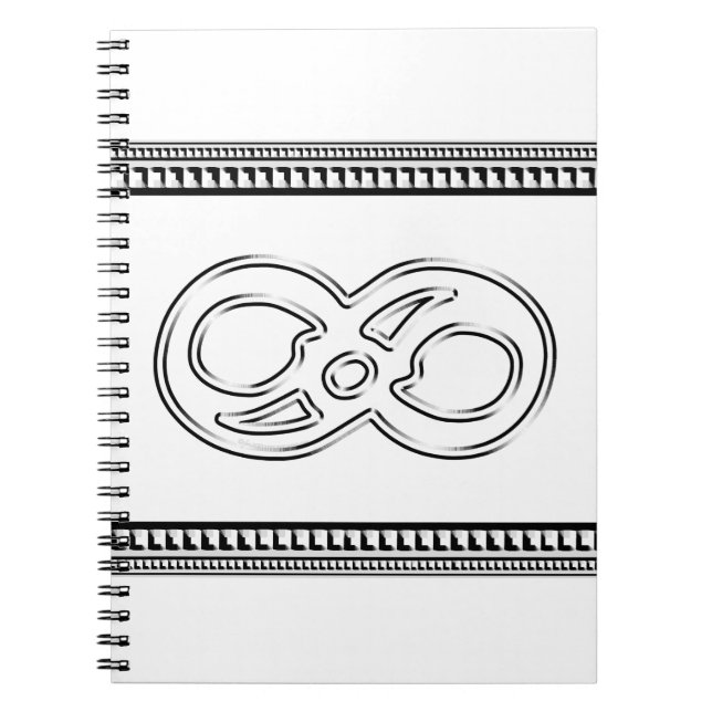 Minimalistisk Oändlighet Anteckningsbok (Framsidan)