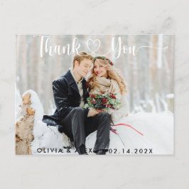 Minimalistisk och Chic Tack Vykort