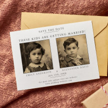 Minimalistisk och enkel med foto från barndomen