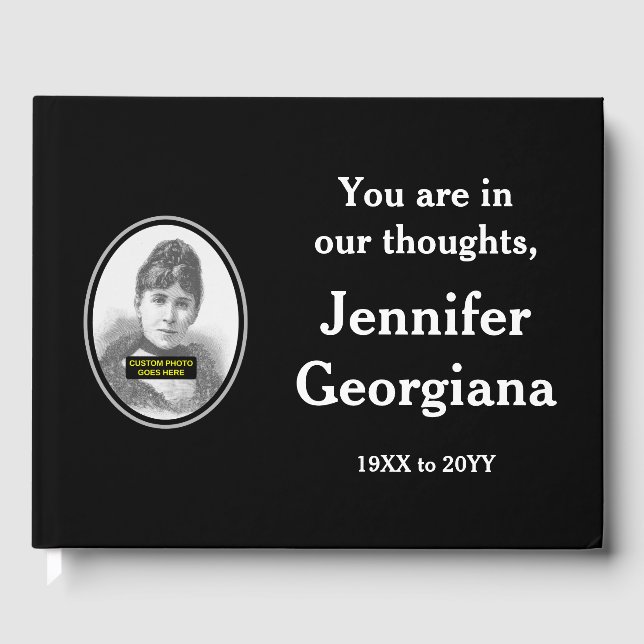 Minimalistisk och enkel sympati för gästboken gästböcker (Framsida)