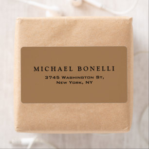 Minimalistisk och modern elegant fraktsedel