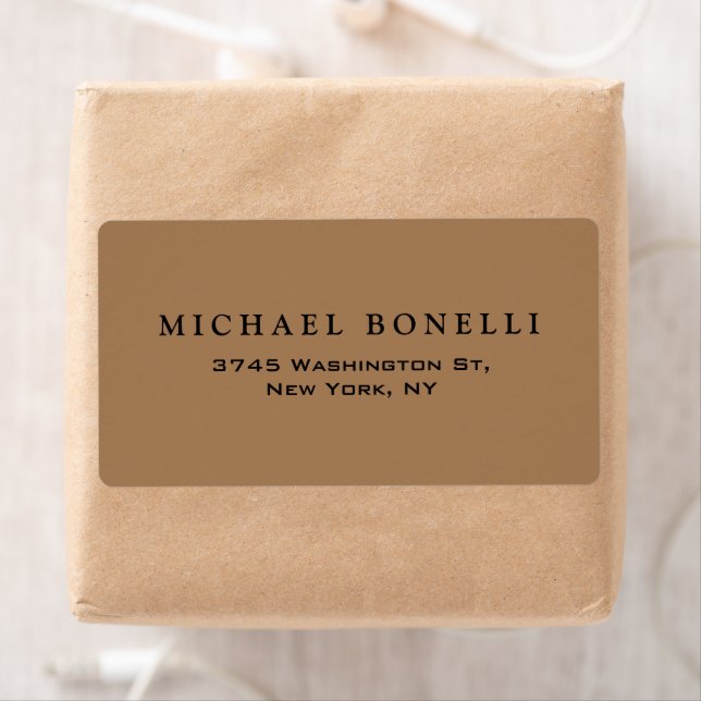 Minimalistisk och modern elegant fraktsedel (Insitu)