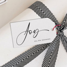 Minimalistisk och modern julklapp enkel