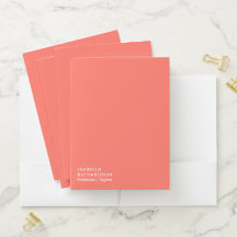 Minimalistisk och modern korall