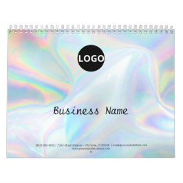 Minimalistisk och Snyggt-holografisk design Kalender