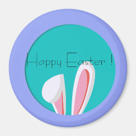 Minimalistisk och söt Påsk Classic Round Magnet