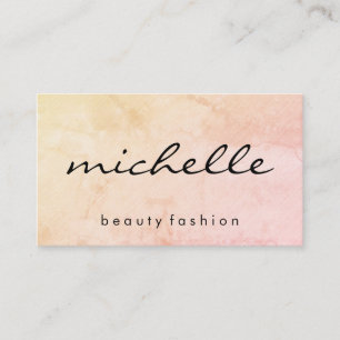 Minimalistisk oformaterad Grönt med kursiv text Visitkort