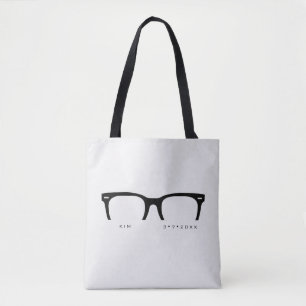 Minimalistisk Öga-glasruta Tygkasse