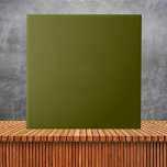 Minimalistisk Olive Moss Grönt Plain Simple Färg Kakelplatta<br><div class="desc">Minimalistisk Olive Moss Grönt Plain Simple Färg</div>