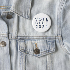 Minimalistisk omröstning Blue Kamala Harris 2024 Knapp