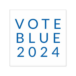 Minimalistisk omröstning Blue Kamala Harris 2024 Självfärgande Stämpel