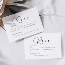 Minimalistisk OSA kort av kalligrafi