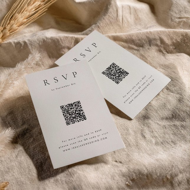 Minimalistisk OSA med QR-kodkort (Skapare uppladdad)
