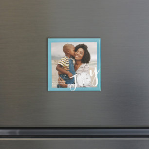 Minimalistisk överläggningstyp för enkel Joy Typog Magnet