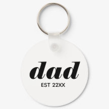Minimalistisk pappa Est fars dag