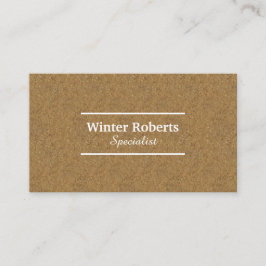 Minimalistisk papper professionell för kraftkraft visitkort
