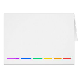 Minimalistisk påstående hälsningskort