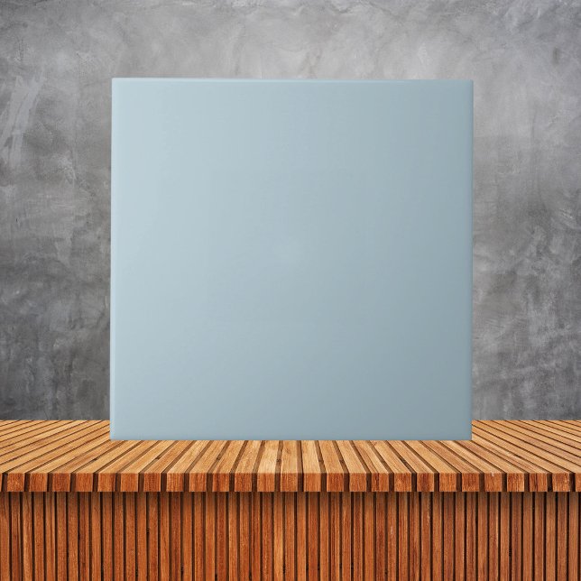 Minimalistisk Pastel Blue Plain Solid Färg Kakelplatta (Skapare uppladdad)
