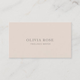 Minimalistisk Pastel-Professionell med enkel Elega Visitkort