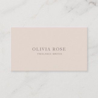 Minimalistisk Pastel-Professionell med enkel Elega Visitkort