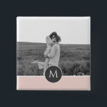 Minimalistisk Pastel Rosa Personlig Namn och foto Knapp<br><div class="desc">Minimalistisk Pastel Rosa Personlig Namn och foto</div>