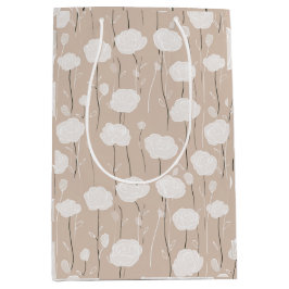 Minimalistisk Pastell Rosa Vit Blommig Mönster