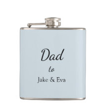 Minimalistisk pastellkolv Fars dag | Kids Namn