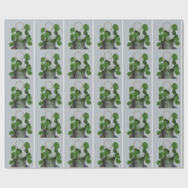 Minimalistisk Penningväxt - Mat Glanspapper Presentpapper