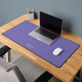 Minimalistisk Periwinkle Lila Two Monogram Office