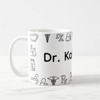 Minimalistisk personlig apotekar-mugg kaffemugg