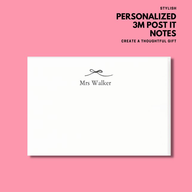 Minimalistisk Personlig efter-IT-anteckningar med  Post-it Block (Skapare uppladdad)