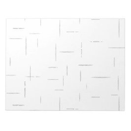 Minimalistisk personlig filmappsats anteckningsblock