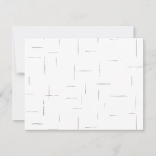 Minimalistisk personlig filmappsats anteckningskort