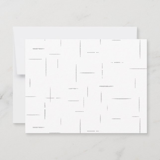 Minimalistisk personlig filmappsats anteckningskort (Framsida)