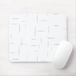 Minimalistisk personlig filmappsats musmatta