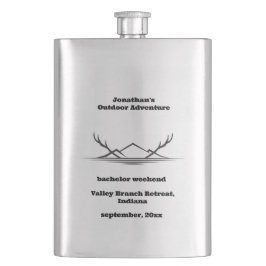 Minimalistisk Personlig för Bachelor-partiet utomh Fickplunta