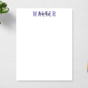 Minimalistisk Personlig för Office eller personlig Anteckningsblock