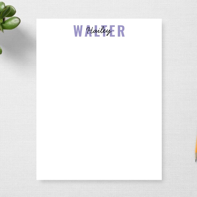 Minimalistisk Personlig för Office eller personlig Anteckningsblock (Skapare uppladdad)