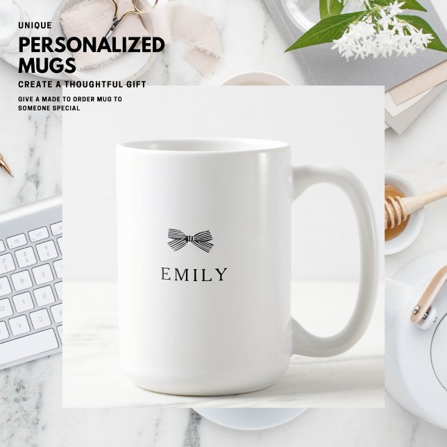 Minimalistisk Personlig för svart kortplats med en Kaffemugg (Skapare uppladdad)