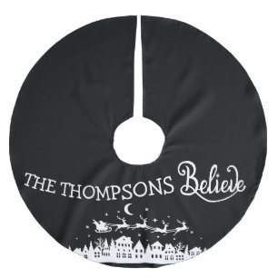 Minimalistisk Personlig i modern Snyggt - jul Julgransmatta Borstad Polyester