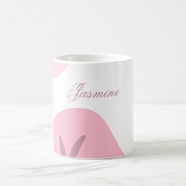 Minimalistisk Personlig-kaffe i Mönster Mugg (Center)