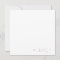 Minimalistisk Personlig Monogram Namn Lila
