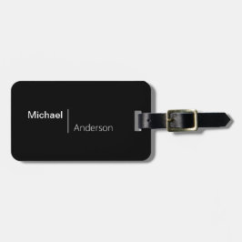 Minimalistisk Personlig Namn Bagagebricka