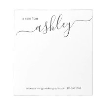 Minimalistisk Personlig Namn | från skrivbordet av