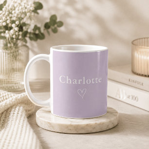 Minimalistisk Personlig Namn Mugg