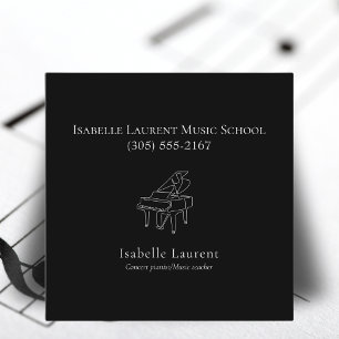 Minimalistisk pianistisk musiklärare