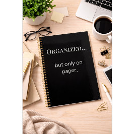 Minimalistisk Planner Anpassad Initial Bakre Omsla